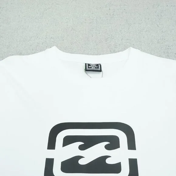 Always Branded White Simple Logo Short Sleeve T Shirt